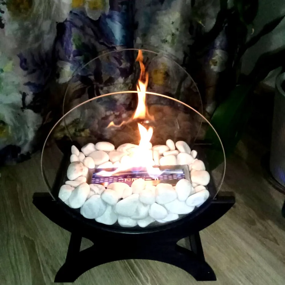 Этот биокамин может позвонить себе каждый! Новая разработка биокамина DecoFire Round.