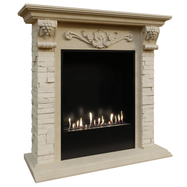 Биокамин в портале Firezo Adriana, Cлоновая кость